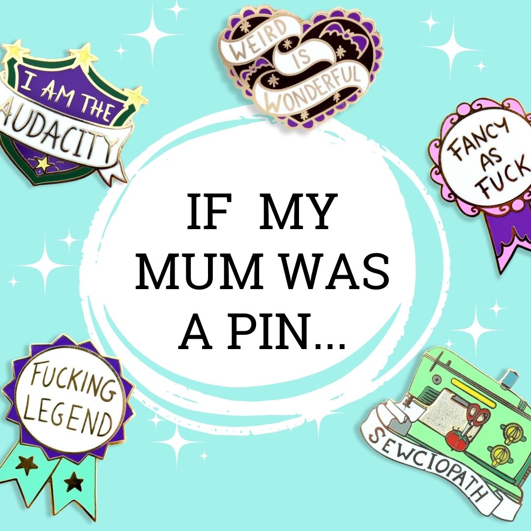 find the perfect enamel pin present for your quirky mum