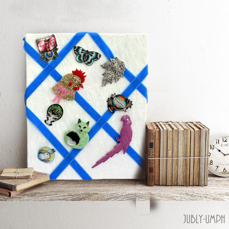 DIY How to Make a Brooch Display Board