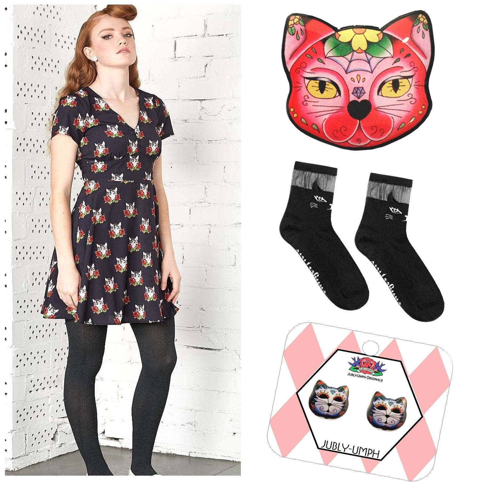 Meow! Cute kitty cat outfit post feat Jubly-Umph + Dangerfield