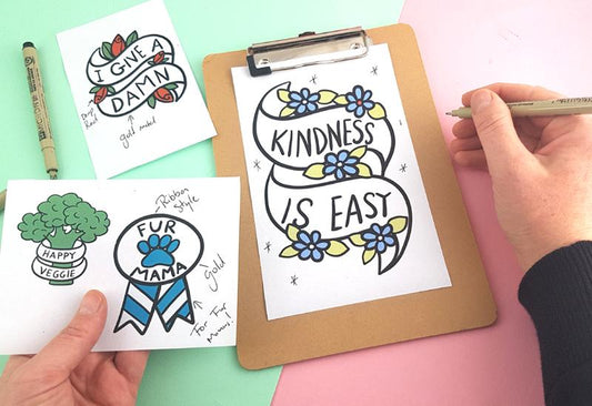 Kindness & Compassion: Lapel pins for people who give a damn...