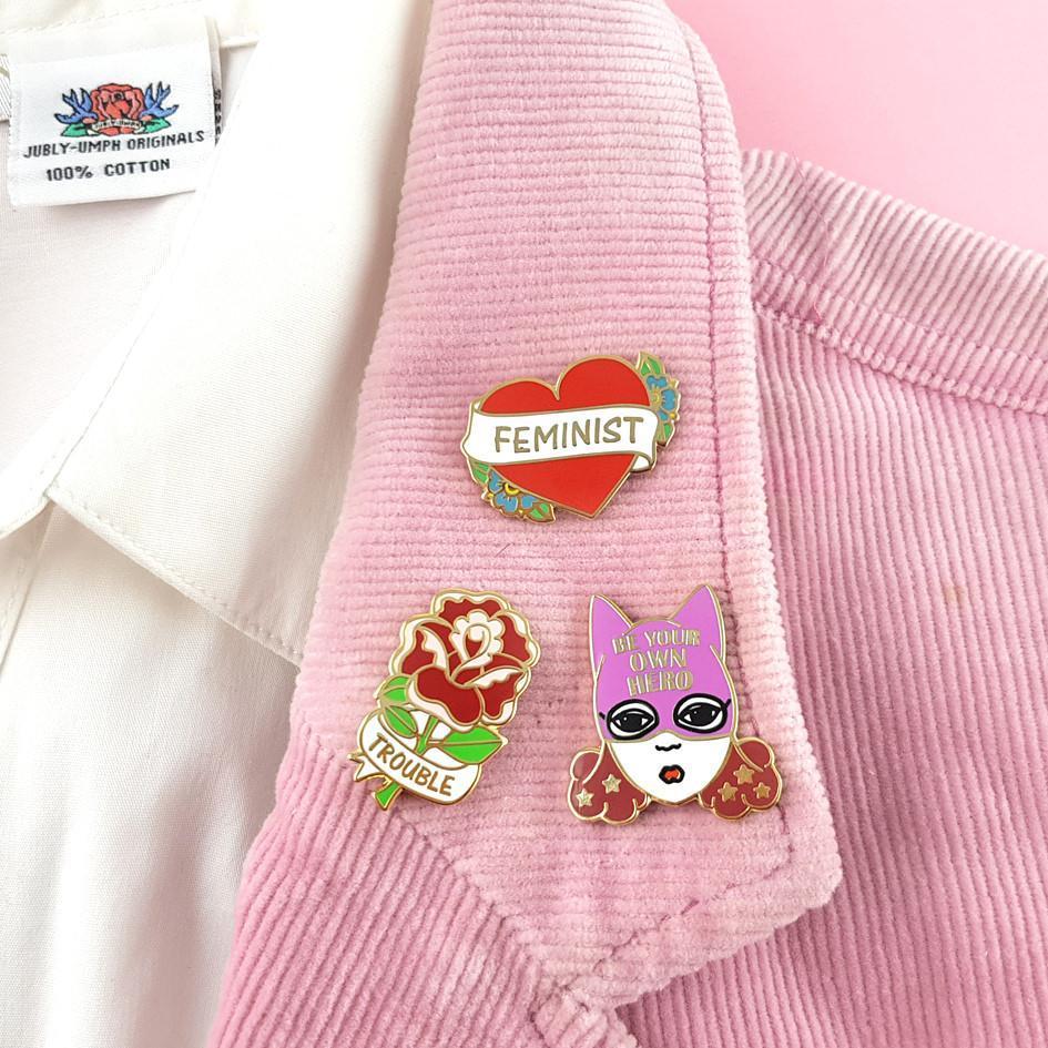 Sassy And Feminist Lapel Pins