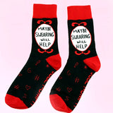 Maybe Swearing Will Help Socks - Unisex Large