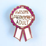 Awesome Adult Award Lapel Pin