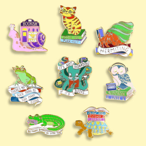 Bookish Beasts Enamel Pin Set