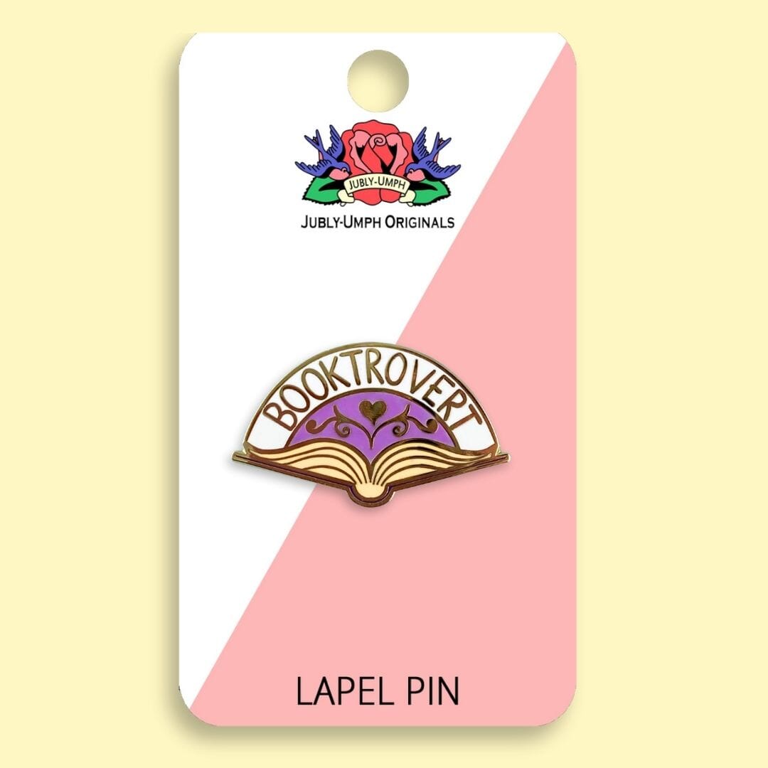 Booktrovert Lapel Pin