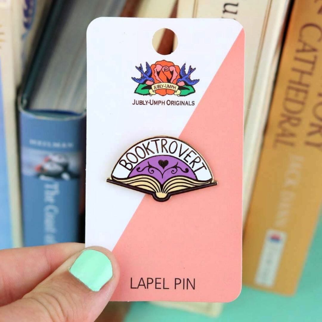 Booktrovert Lapel Pin