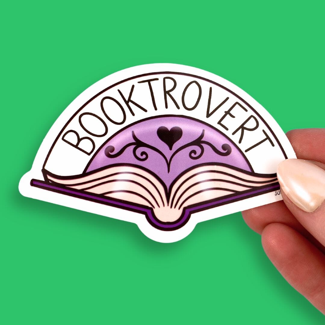 Booktrovert Sticker