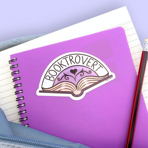 Booktrovert Sticker