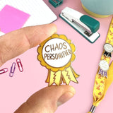 Chaos Personified Award Lapel Pin