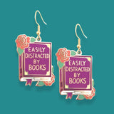 Easily Distracted By Books Earrings