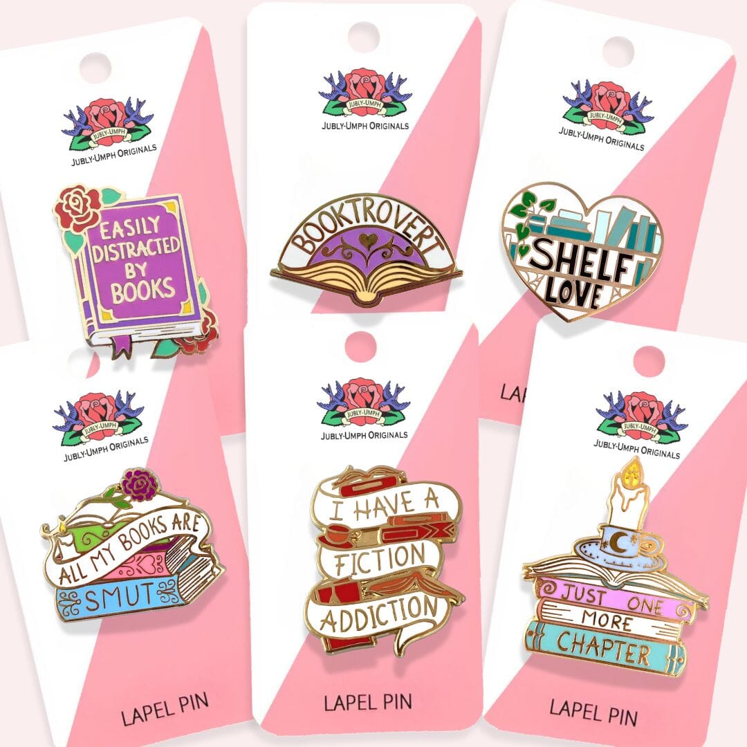 Fiction Addiction Enamel Pin Bundle