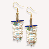 Fighting Invisible Battles Earrings