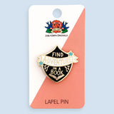 Find Adventure In A Book Lapel Pin