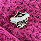 Find Adventure In A Book Lapel Pin