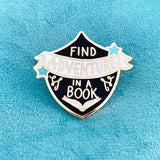 Find Adventure In A Book Lapel Pin