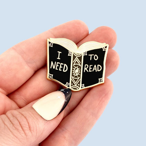 I Need To Read Lapel Pin