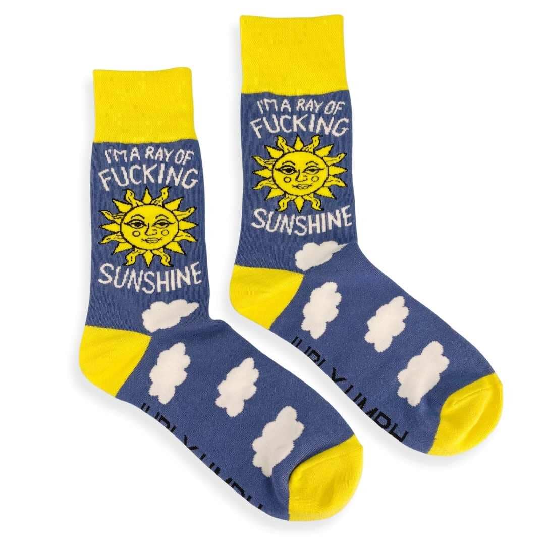 I'm A Ray Of Fucking Sunshine Socks - Unisex Medium