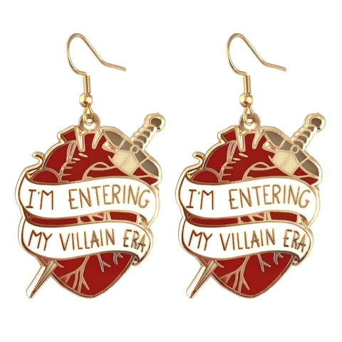 Entering My Villain Era Earrings