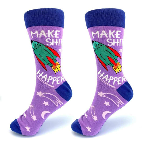 Make Shit Happen Socks - Unisex Large