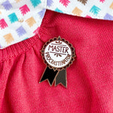 Master Procrastinator Award Lapel Pin