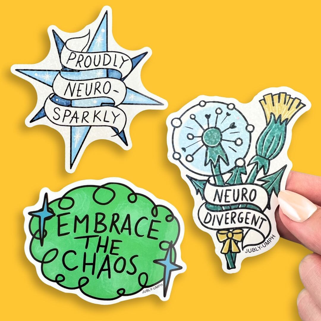 Neuro-Sparkly Sticker Bundle