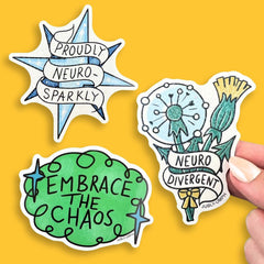 Neuro-Sparkly Sticker Bundle