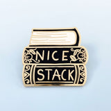 Nice Stack Lapel Pin