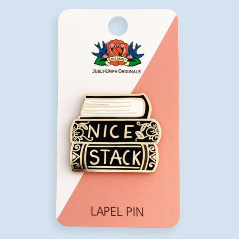 Nice Stack Lapel Pin