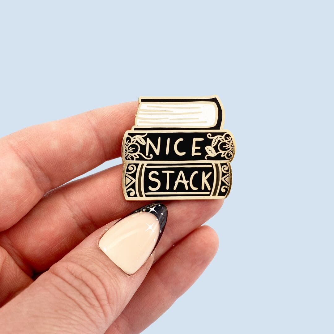 Nice Stack Lapel Pin