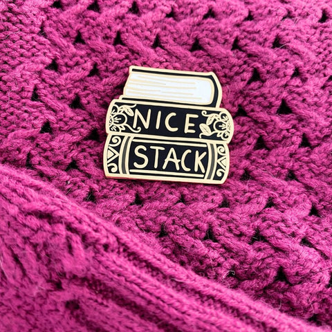 Nice Stack Lapel Pin