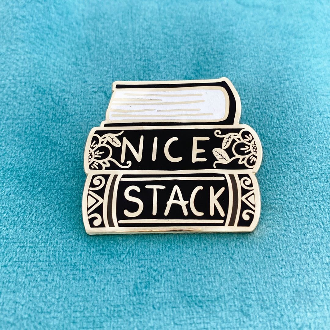 Nice Stack Lapel Pin