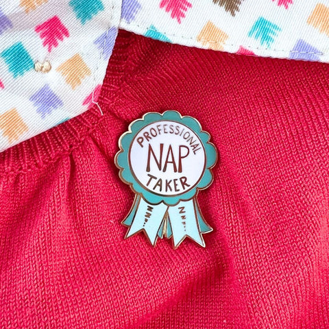 Professional Nap Taker Award Lapel Pin