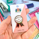 Proficient In Profanities Award Lapel Pin