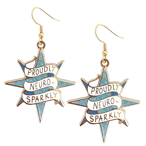 Proudly Neuro-Sparkly Earrings