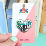 Shelf Love Lapel Pin