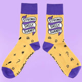 Strong Sassy Sweary Socks- Unisex Large