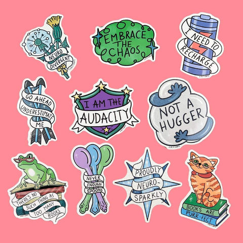 There's No Such Thing As Too Many Books Sticker