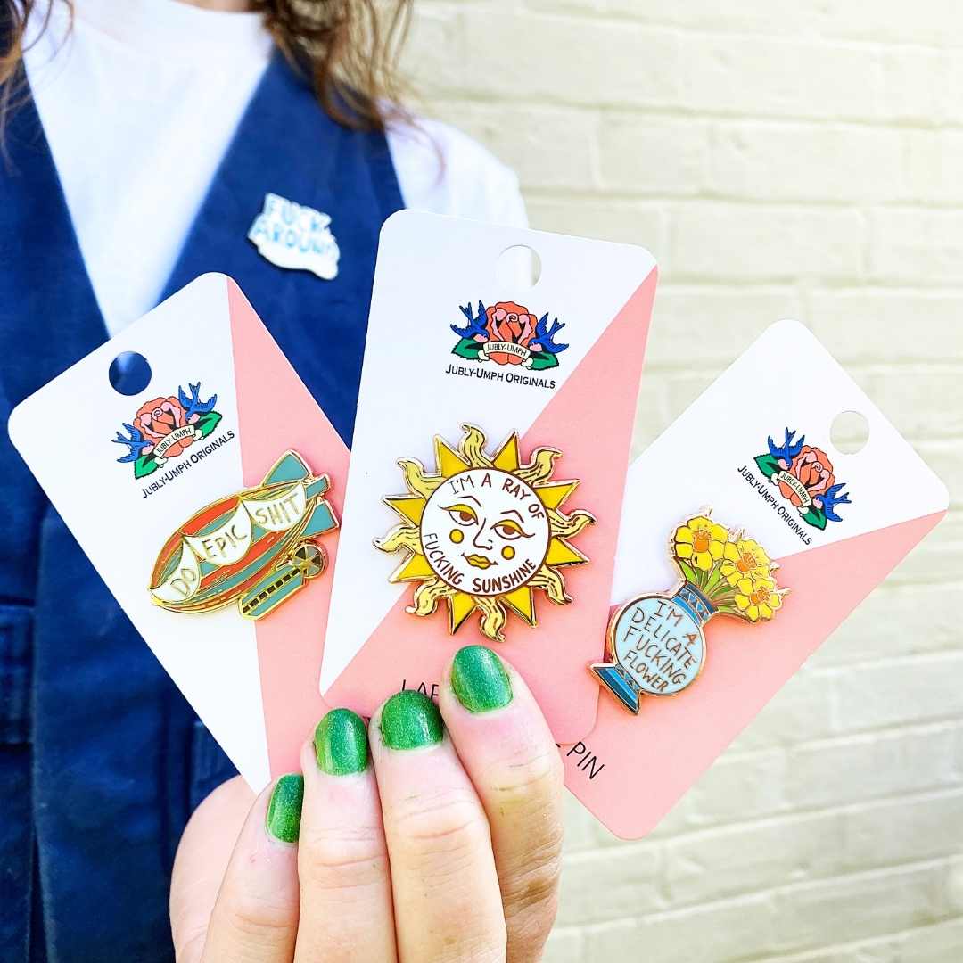 Make Shit Happen Lapel Pin Set