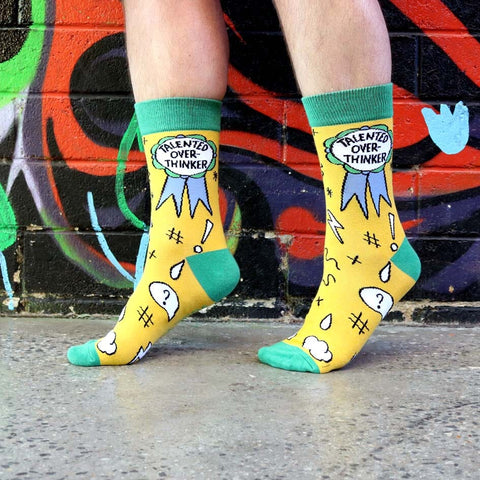 Talented Overthinker Socks - Unisex Large