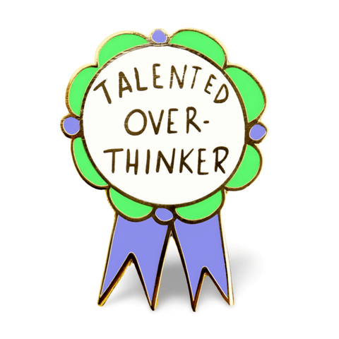 Talented Over-Thinker Lapel Pin