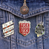 Trio of Fucks Lapel Pin Bundle