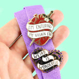 Weird Is Wonderful Lapel Pin Set