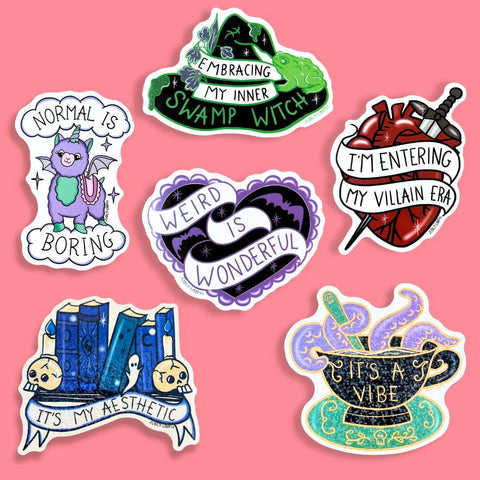 Weird Is Wonderful Sticker Bundle