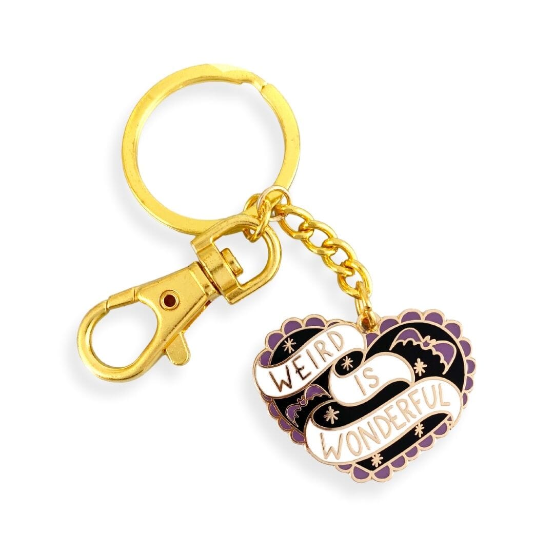 Weird Is Wonderful Keychain