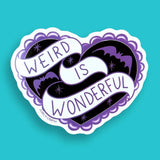 Weird Is Wonderful Sticker