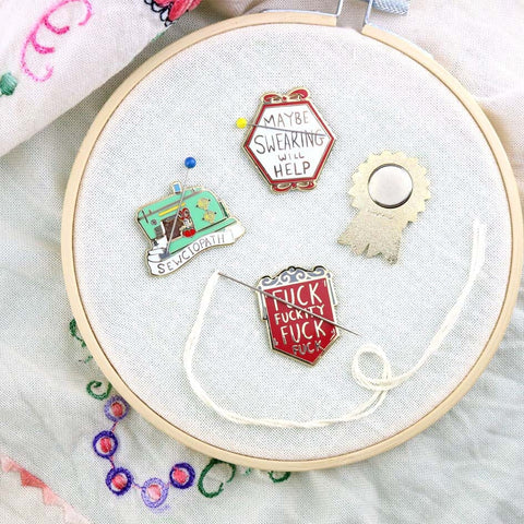 Maybe Swearing Will Help Needle Minder