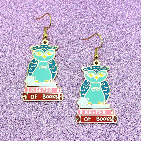 Keeper of Books Earrings