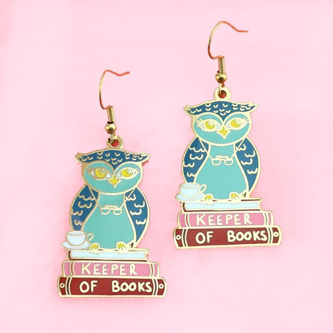 Keeper of Books Earrings