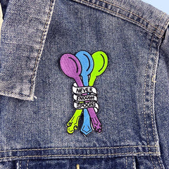 Never Enough Spoons Embroidered Patch