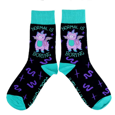 Normal Is Boring Socks - Unisex Medium